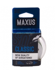 Классические презервативы в пластиковом кейсе MAXUS Classic - 3 шт. - Maxus - купить с доставкой в Реутове
