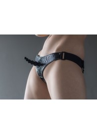 Черные трусики Better с анальной насадкой - 8 см. - Lola Games - купить с доставкой в Реутове