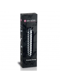 Рельефный фаллос для интенсивного электросекса Groovey George - 20 см. - MyStim - купить с доставкой в Реутове