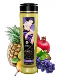 Массажное масло Libido Exotic Fruits с ароматом экзотических фруктов - 240 мл. - Shunga - купить с доставкой в Реутове