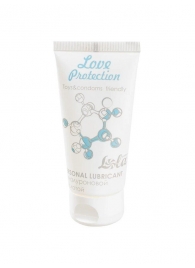 Увлажняющий лубрикант на водной основе Love Protection - 50 мл. - Lola Games - купить с доставкой в Реутове