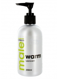 Лубрикант с согревающим эффектом MALE Cobeco Warm Lubricant - 250 мл. - Cobeco - купить с доставкой в Реутове