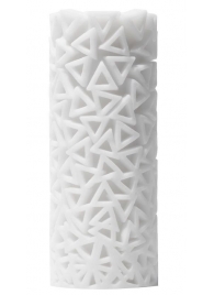 Белый 3D мастурбатор PILE - Tenga - в Реутове купить с доставкой