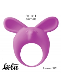 Фиолетовое эрекционное кольцо Fennec Phil - Lola Games - в Реутове купить с доставкой