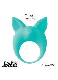 Зеленое эрекционное кольцо Kitten Kyle - Lola Games - в Реутове купить с доставкой