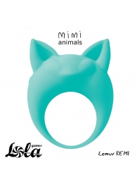 Зеленое эрекционное кольцо Lemur Remi - Lola Games - в Реутове купить с доставкой