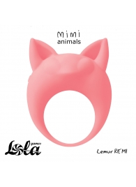 Оранжевое эрекционное кольцо Lemur Remi - Lola Games - в Реутове купить с доставкой