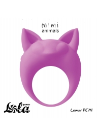 Фиолетовое эрекционное кольцо Lemur Remi - Lola Games - в Реутове купить с доставкой