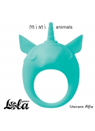 Зеленое эрекционное кольцо Unicorn Alfie - Lola Games - в Реутове купить с доставкой