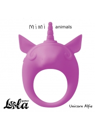 Фиолетовое эрекционное кольцо Unicorn Alfie - Lola Games - в Реутове купить с доставкой
