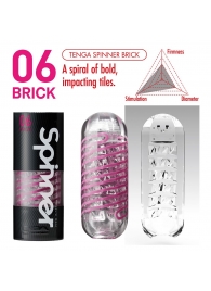 Мастурбатор SPINNER Brick - Tenga - в Реутове купить с доставкой
