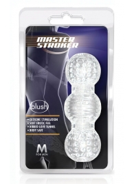 Прозрачный фигурный мастурбатор Master Stroker - Blush Novelties - в Реутове купить с доставкой