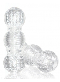 Прозрачный фигурный мастурбатор Master Stroker - Blush Novelties - в Реутове купить с доставкой