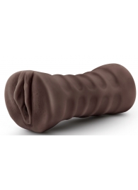Коричневый мастурбатор-вагина Hot Chocolate Brianna - Blush Novelties - в Реутове купить с доставкой