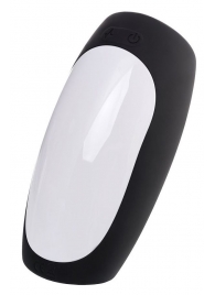 Черно-белый перезаряжаемый мастурбатор Erotist Hailstorm - Erotist Adult Toys - в Реутове купить с доставкой