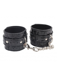 Черные наручники Surrender Wrist Restraints - Chisa - купить с доставкой в Реутове