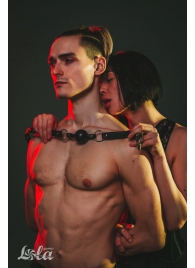 Черный кляп Love Addict на замочке - Lola Games - купить с доставкой в Реутове