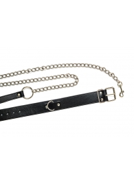 Черный ошейник с поводком Wild - Lola Games - купить с доставкой в Реутове