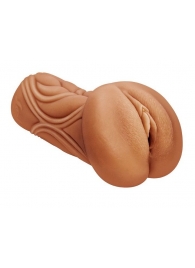 Кофейный мастурбатор-вагина Dumpling - Lola Games - в Реутове купить с доставкой