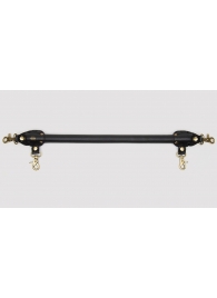 Черная распорка для ног Bound to You Faux Leather Spreader Bar - 50,8 см. - Fifty Shades of Grey - купить с доставкой в Реутове