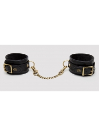 Черные оковы на ноги Bound to You Faux Leather Ankle Cuffs - Fifty Shades of Grey - купить с доставкой в Реутове