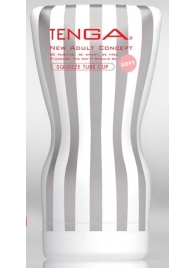 Мастурбатор TENGA Squeeze Tube Cup Soft - Tenga - в Реутове купить с доставкой