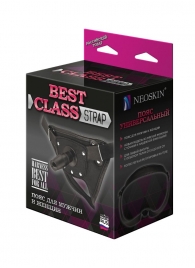 Черный пояс для насадок BEST CLASS STRAP - LOVETOY (А-Полимер) - купить с доставкой в Реутове