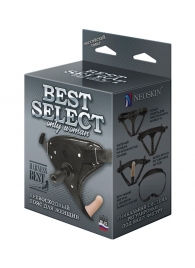 Пояс HARNESS BEST SELECT с вагинальной пробкой - LOVETOY (А-Полимер) - купить с доставкой в Реутове