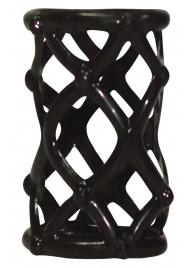 Чёрная насадка-сетка на пенис Orgasmus Wunder - Orion - в Реутове купить с доставкой