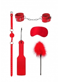 Красный игровой набор БДСМ Introductory Bondage Kit №4 - Shots Media BV - купить с доставкой в Реутове