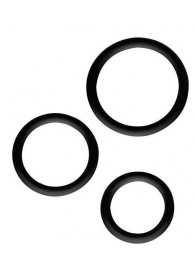 Набор из 3 эрекционных колец SILICONE COCKRINGS - Dream Toys - в Реутове купить с доставкой