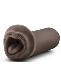 Коричневый мастурбатор-ротик Naughty Nicole - Blush Novelties - в Реутове купить с доставкой