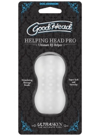 Прозрачный мини-мастурбатор Helping Head Pro - Doc Johnson - в Реутове купить с доставкой