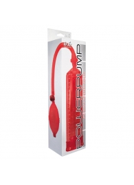 Красная вакуумная помпа Power Pump Red - Toy Joy - в Реутове купить с доставкой