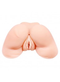 Телесная вибровагина Julie с 2 рабочими отверстиями - Baile - в Реутове купить с доставкой