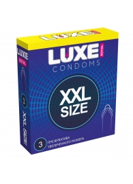 Презервативы увеличенного размера LUXE Royal XXL Size - 3 шт. - Luxe - купить с доставкой в Реутове