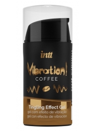 Жидкий интимный гель с эффектом вибрации Vibration! Coffee - 15 мл. - INTT - купить с доставкой в Реутове