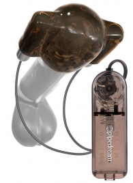 Дымчатый вибростимулятор головки пениса Dual Vibrating Head Teaser - Pipedream - в Реутове купить с доставкой
