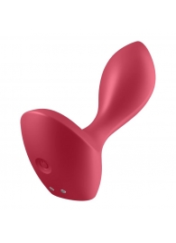 Красный вибромассажёр простаты Satisfyer Backdoor Lover - 14 см. - Satisfyer - в Реутове купить с доставкой