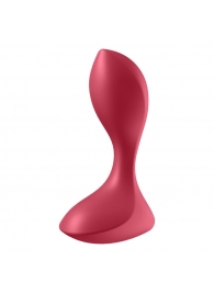 Красный вибромассажёр простаты Satisfyer Backdoor Lover - 14 см. - Satisfyer - в Реутове купить с доставкой