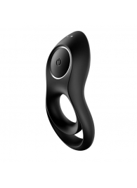 Черное эрекционное виброкольцо Legendary Duo - Satisfyer - в Реутове купить с доставкой