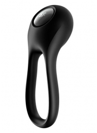 Черное эрекционное виброкольцо Majestic Duo - Satisfyer - в Реутове купить с доставкой