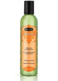 Массажное масло Naturals Tropical Mango с ароматом манго - 236 мл. - Kama Sutra - купить с доставкой в Реутове