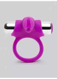 Лиловое виброкольцо с пультом ДУ Remote Control Cock Ring - Happy Rabbit - в Реутове купить с доставкой