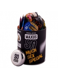Текстурированные презервативы в кейсе MAXUS So Much Sex - 100 шт. - Maxus - купить с доставкой в Реутове
