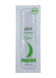 Лубрикант на водной основе pjur WOMAN Aloe - 2 мл. - Pjur - купить с доставкой в Реутове