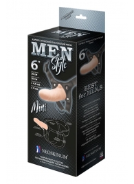 Пустотелый фаллопротез MEN STYLE - 17,5 см. - LOVETOY (А-Полимер) - купить с доставкой в Реутове