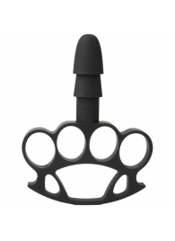 Кастет с штырьком для насадок Vac-U-Lock Knuckle Up - Doc Johnson - купить с доставкой в Реутове