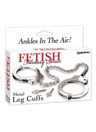 Металлические наручники Metal Leg Cuffs - Pipedream - купить с доставкой в Реутове