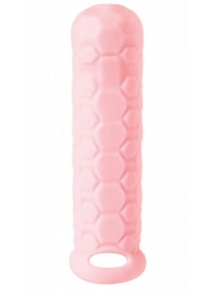 Розовый фаллоудлинитель Homme Long - 15,5 см. - Lola Games - в Реутове купить с доставкой